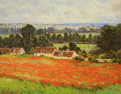 Claude Monet Field of Poppies France oil painting art